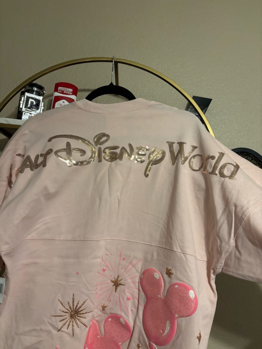 Disney Pink Walt Disney World Sequin Graphic Jacket